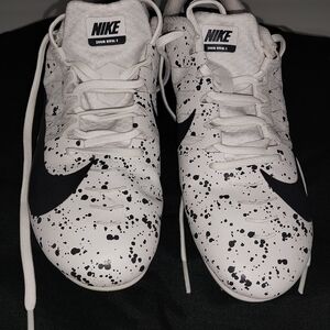 Nike Track White and Black Speckled Sneakers